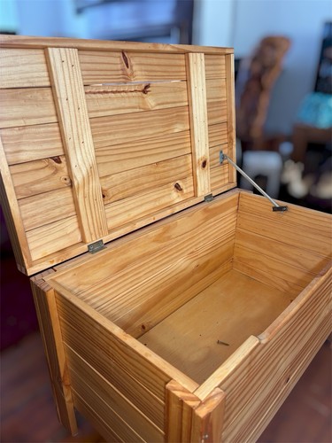 Vintage large storage wooden - vintage,