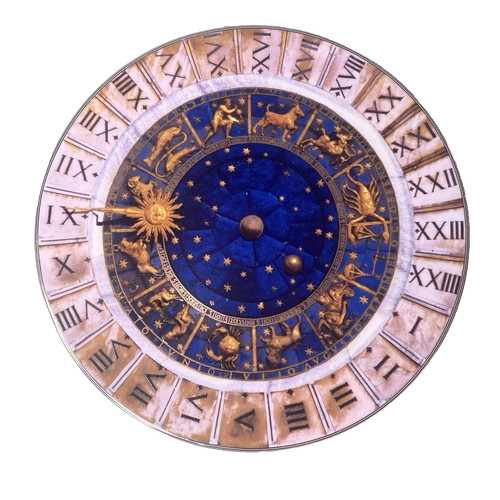 Venetian planet clock plate - planet,