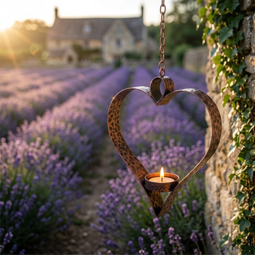 Heart tealight candle - heart,