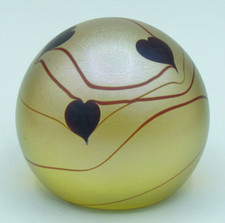 OKRA GLASS PAPERWEIGHT BY