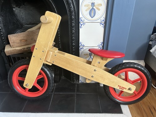 Wooden balance bike toddler - balance,