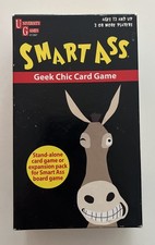 University Games Smart Ass (2018) Geek Chic Card Game. Stand-alone or expansion
