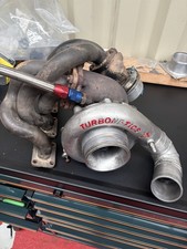 Cosworth Tubular Manifold External Gate And Turbonetics Turbo