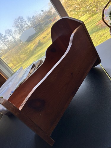Vintage handmade solid cedar - handmade,