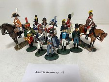 Del Prado 1:32 Military Figures Soldiers Horses Lead Metal Austria Germany #1