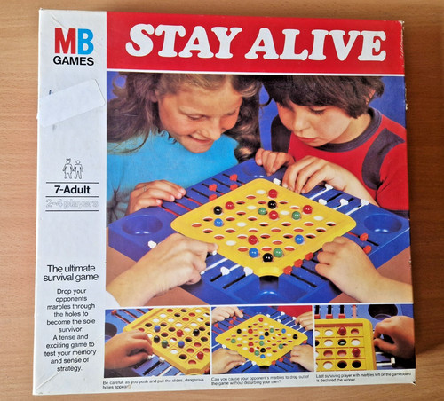 Stay alive vintage board game - vintage,