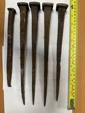 Reclaimed Wrought Iron /  Forged Nails Up To 1 foot / 308mm Length