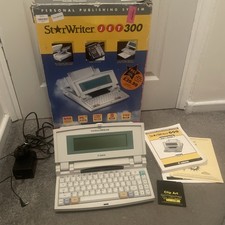 Canon Starwriter Jet 300 Personal Publishing System Word Processor Original Box