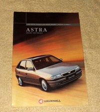 Vauxhall Astra Mk3 Range 1998