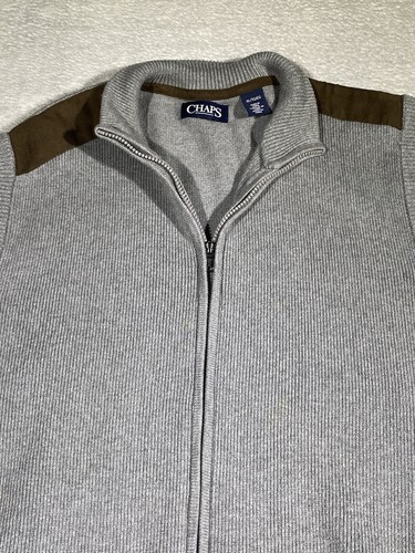 Chaps sweater vest - vest, w/