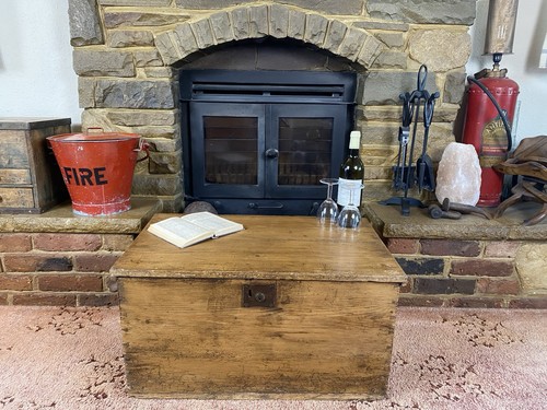 Old antique pine - pine, chest