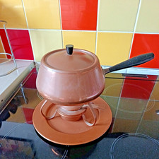 1970’s Copper Fondue Set, Swiss Made By Spring Culinox 