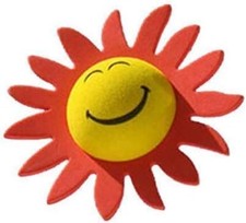 Red Sunflower Car Antenna