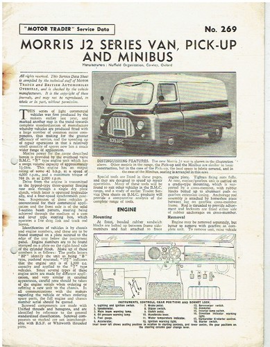Morris van bus pick up - van, pick-up