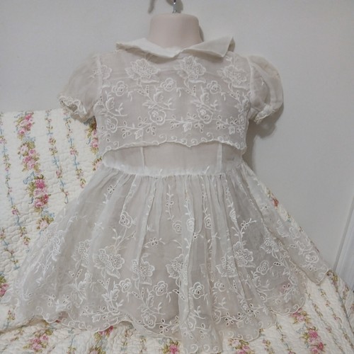 Vintage 1930s 1940s girls - 1940s, lace