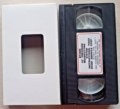 Ryobi bt3000 vhs instructional - ryobi,