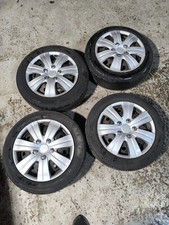 NISSAN MICRA K12 MK3 2008 STEEL WHEELS WITH TYRE 175/60/15