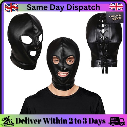 Bondage hood head - head, mask