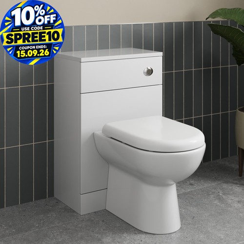 Back wall toilet - wall, &