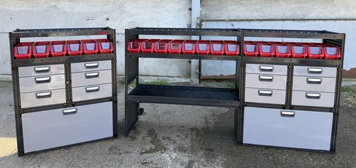 Van racking shelving - van,