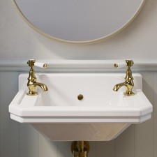 White Wall Hung Cloakroom