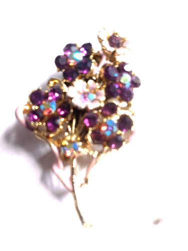 Vintage amethyst crystal - amethyst,