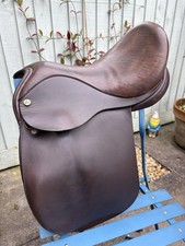 Ideal Working Hunter Show Saddle 15.5" Medium Wide Brown