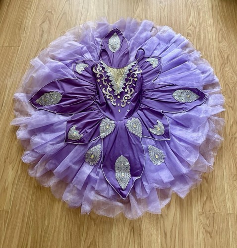 Purple wired pancake tutu - purple,