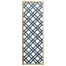 Grey Lattice Trellis Panel