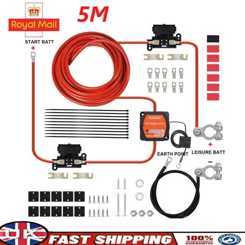 Split charge relay kit starter - split,