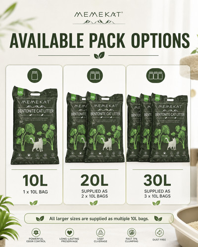 Bentonite cat litter clumping - litter,
