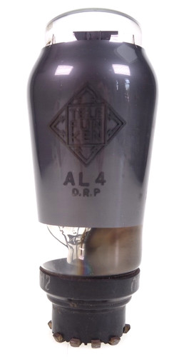 Al4 telefunken radio tube - telefunken,