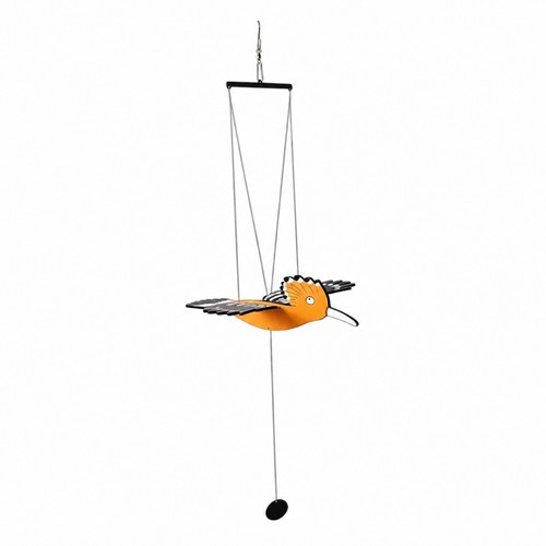 Wooden flying bird mobile - wooden,