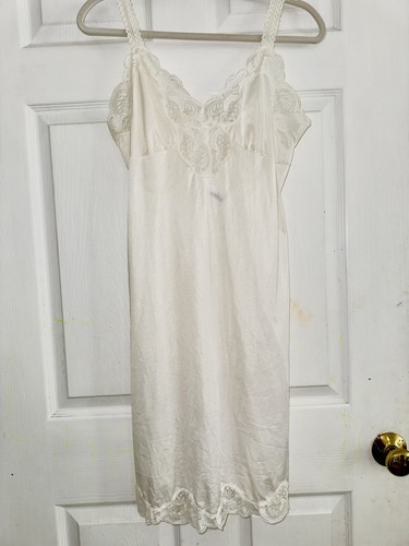 Vintage illusion ivory slip - vintage,
