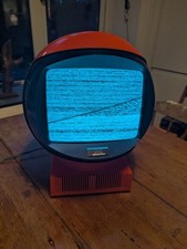 JVC Videosphere 3240UK Orange Retro CRT Round TV Japan Space Helmet Gaming