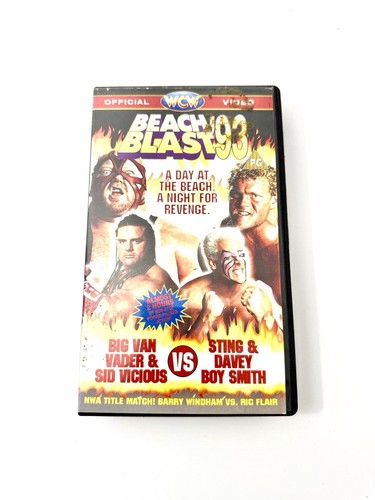 Wcw beach blast 1993 vhs - wcw,