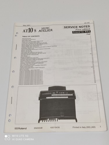 Original roland at10 - original, organ
