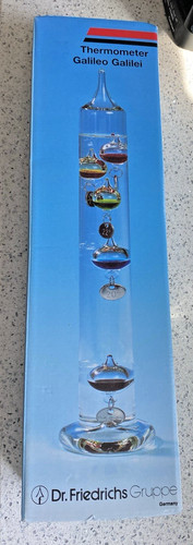 Vtg galileo glass thermometer - vtg,