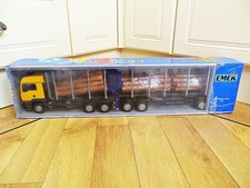 EMEK 71799 'MAN TGA CAB TIMBER TRUCK' YELLOW. 1:25 MIB/BOXED.