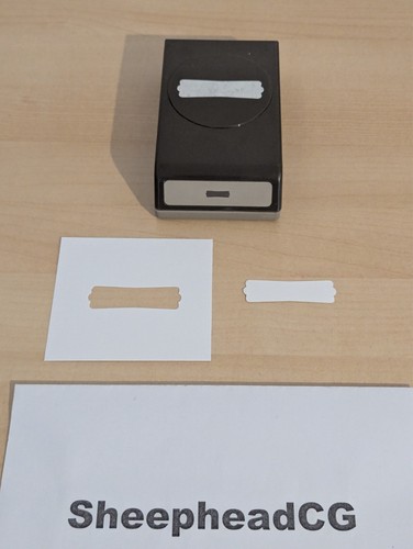 Stampin modern label tag - stampin', up!