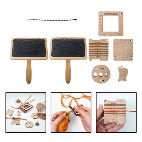 New knitting gauge ruler set - gauge,