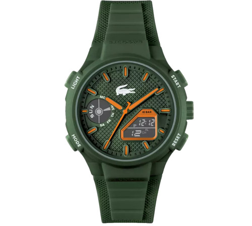 Lacoste men green - green, silicone