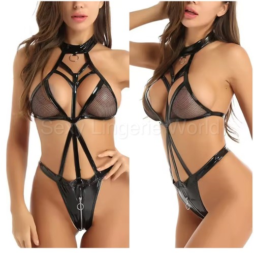 Latex body teddy lingerie sexy - body,