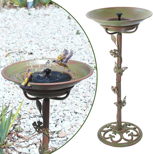 Solar bird bath - 28.5",