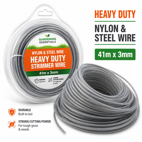 41m 3mm heavy duty nylon - 41m,