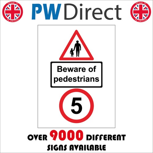 Sign beware pedestrians - sign,
