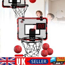Indoor Basketball Hoop for Kids, over the Door Mini Basketball Hoops, with LED L