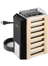 Sauna Heater, 2KW 110V Internal Control Temperature Adjustable Stainless Steel