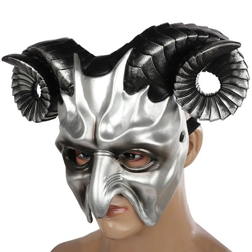 Halloween bull horn mask - halloween,