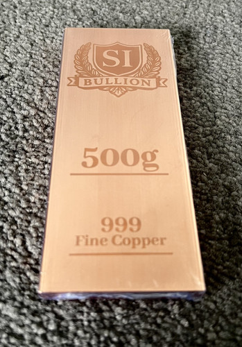 Bullion 999 fine copper - si,